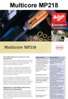Multicore MP218 No-Clean Solder Paste: High humidity and temperature resistance 63S4 AGS 89 12oz MB728